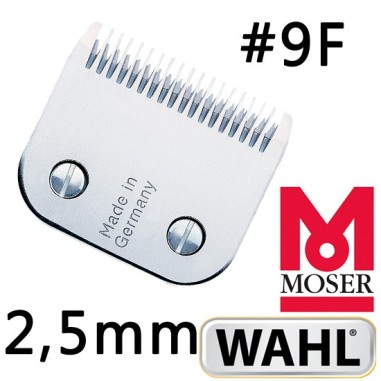 Testina da 2,5 mm 9F - Wahl Moser Ermilia