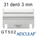 Pettine 3 mm 31D GT502 - Aesculap